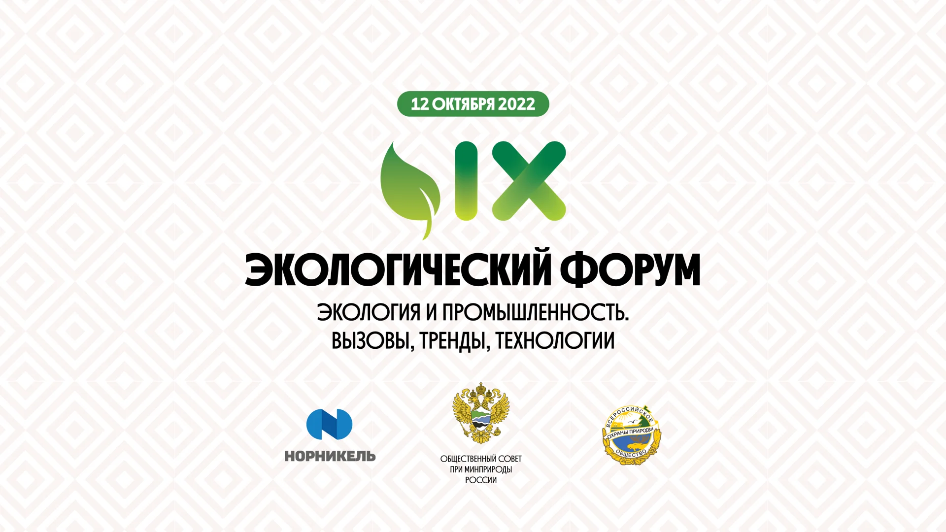 IX Экофорум — айдентика мероприятия — изображение 1