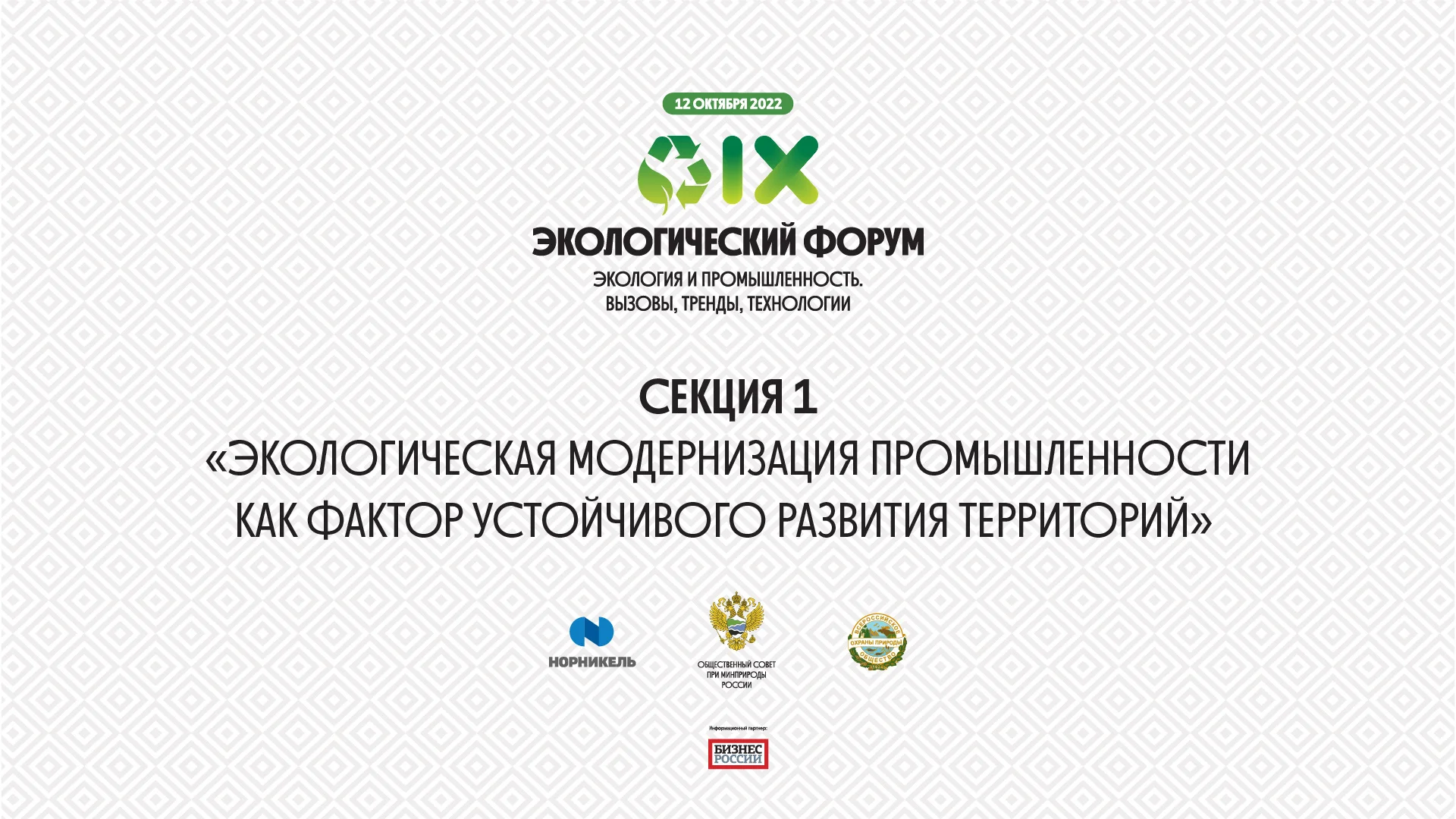 IX Экофорум — айдентика мероприятия — изображение 3